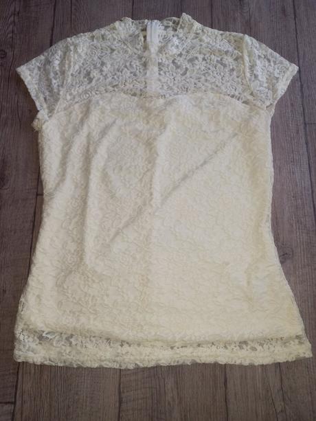 Nové krajkové tričko, bonprix,40