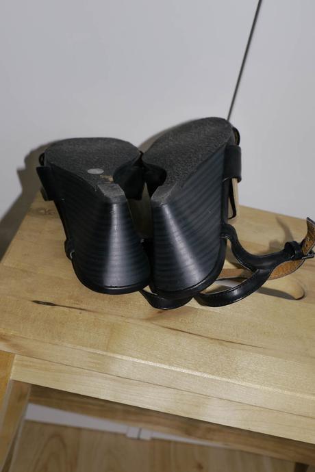 Dorothy perkins sandaly cerne na klinku 36-37, 37
