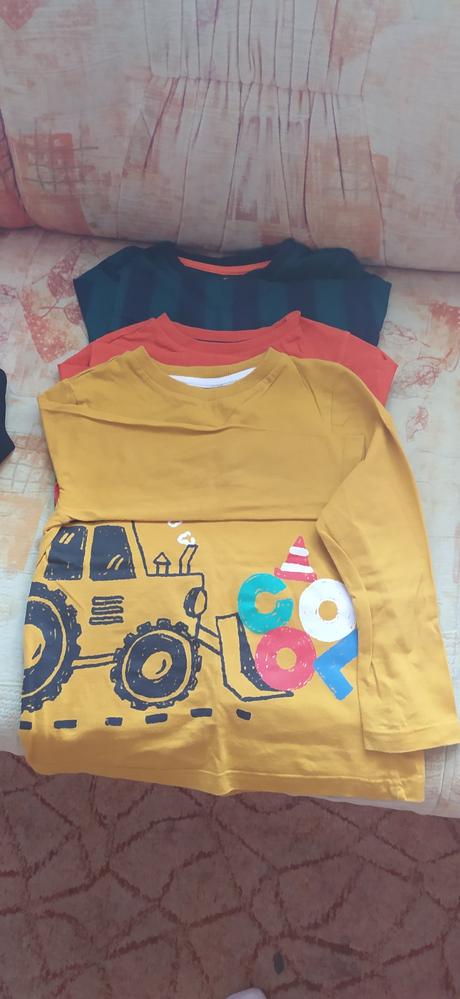 Dětská trička s dlouhým rukávem, lupilu,110