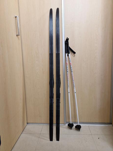 Běžky galaxy 150cm + hůlky, 