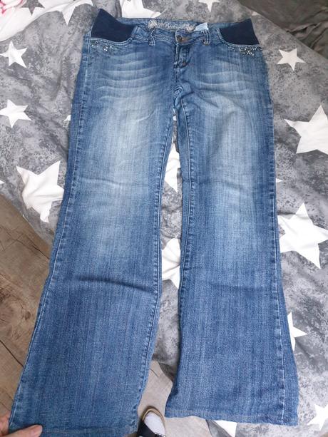 Dámské džíny s pružným pasem i těhu, next,38