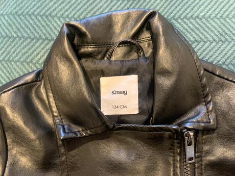 Koženková bundička 134, sinsay,134
