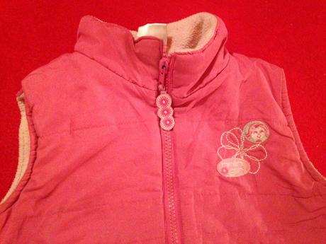 Dívčí teplá vesta - vestička, 92