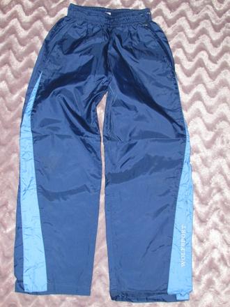 Šusťákové kalhoty, wolf,140