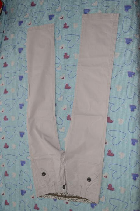 Letní plátěné kalhoty, barva šampaň, zara,152