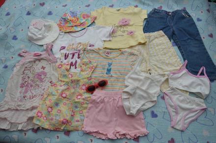 Sluneční brýle červené next, letní oblečení dívčí, 86–98