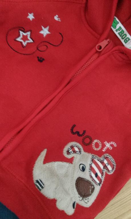 Teplakova souprava s pejskem, frog,80