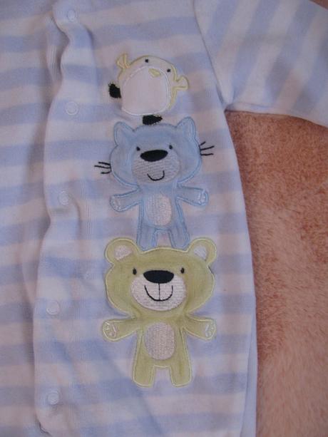 Sametové dupačky se zvířátky, c&a,62