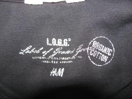 Dámské černé pružné bavlněné tričko h&m, h&m,m