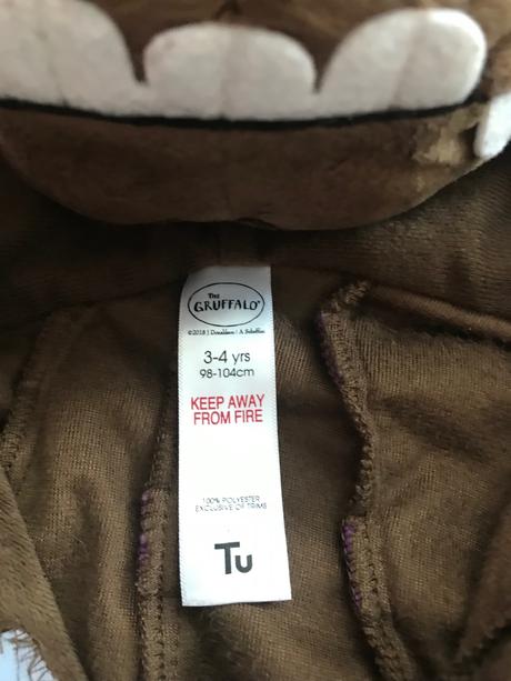 An2/ kostým gruffalo - v.3/4 roky, 