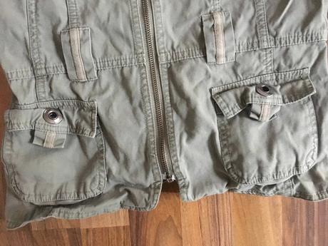 Lehká khaki bunda s flíčkem, vel xs, my cure, xs