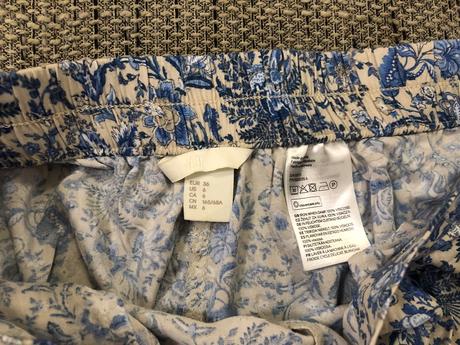 Modro bile kratasy h&m 36, h&m,36