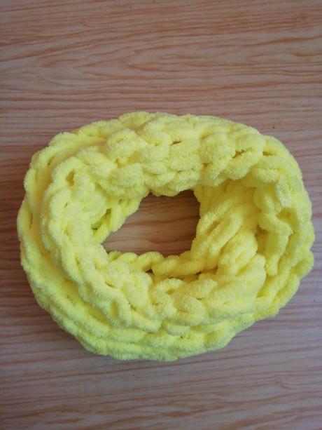 Měkký pletený nákrčník puffy (barva na přání), 