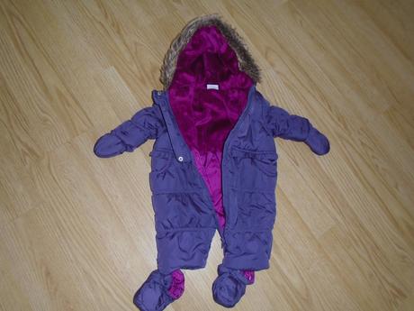 Zimní kombinéza vel. 0 - 3 m ( 62 ), miniclub,62