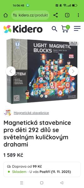 Magnetická stavebnice pro děti. Máte tip?