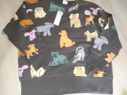 Mikina s pejsky 122 lindex, lindex,122