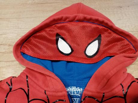 Tepláková mikina spiderman vel. 122/128, marvel,122