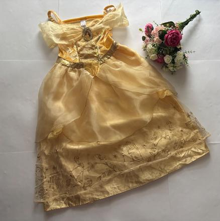 St1/ kostým kráska bell - v.5/6 let zn. disney,