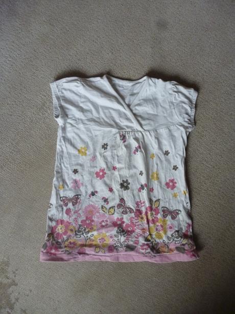 Dívčí tunika s kr. rukávem, vel. 118-122, 116