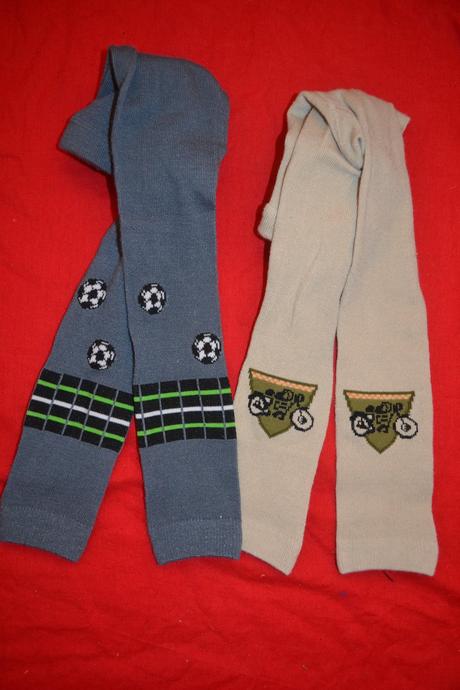 2x punčocháče bez šlapek 74-86, 74 / 80 / 86