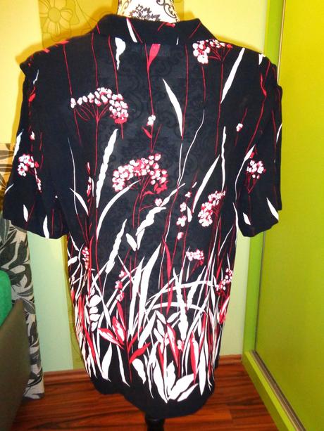 Luxusní vzdušná košile s květy 46/48, 46