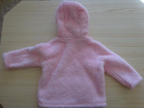 Chlupatá fleesová mikina s kapucí, vel. 2t, 92