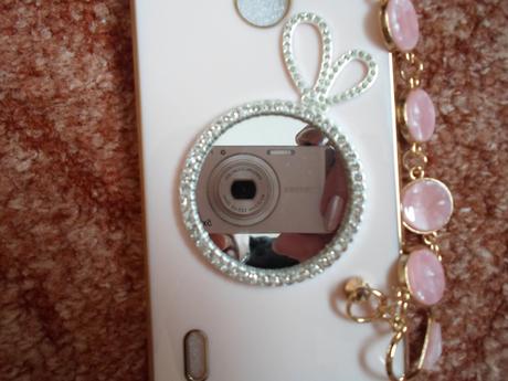 Růžový kryt na telefon moto e7,