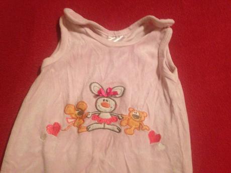 Dívčí dupačky králíček, medvídek, myška a srdíčka, 68