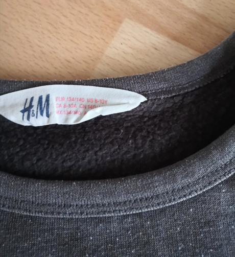 Mikina s nápisem h&m vel. 134/140, h&m,134