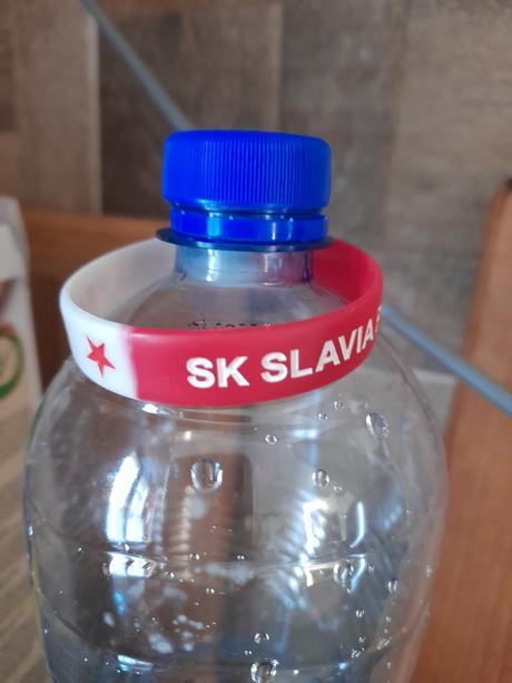Gumový silikonový náramek dětský sk slavia praha, 