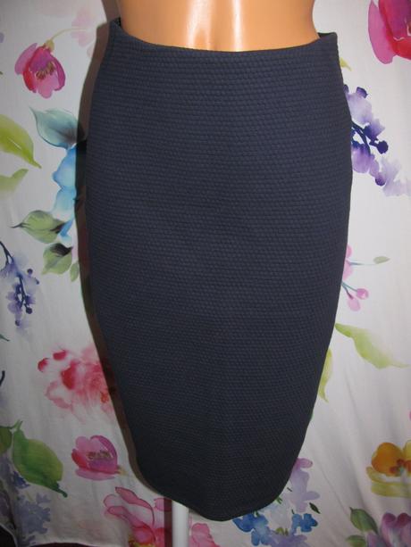 Tmavě modrá, elastická pouzdrová sukně orsay, orsay,s