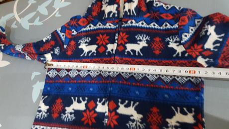 Fleesový overal velikost 2-3 roky (92-98cm), 92