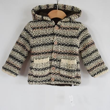 Svetr vel. 9 - 12m, nutmeg,80