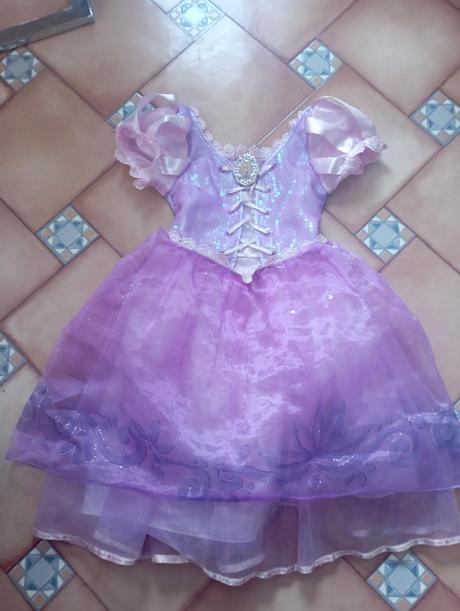 Šaty locika - 5/6 let, disney,110