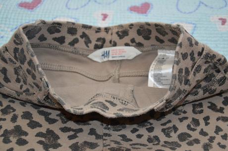 Legínky ham, s gepardím vzorem, džegíny, kapsičky, h&m,116
