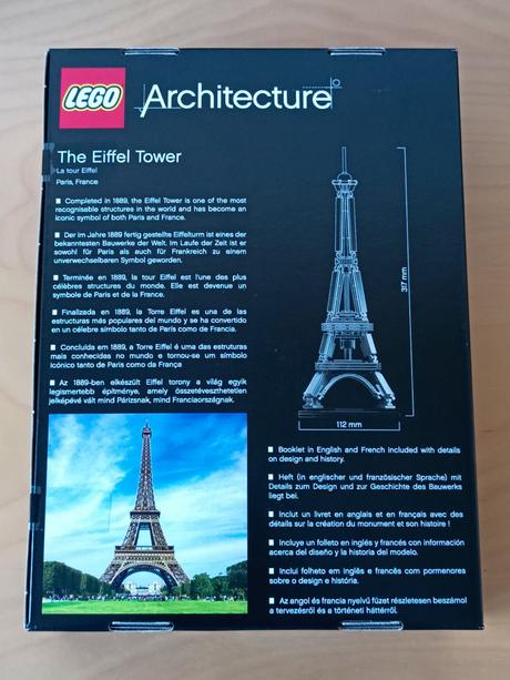 Lego architecture 21019 eiffelova věž, 