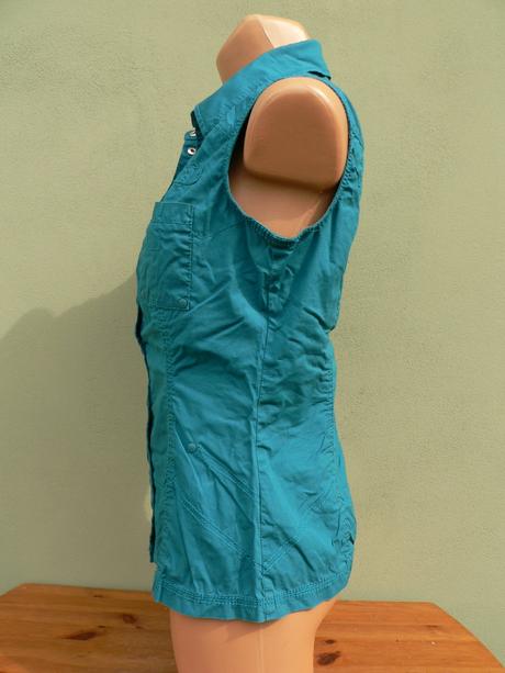 Petrolejový košilový top street one - vel.38, street one,38