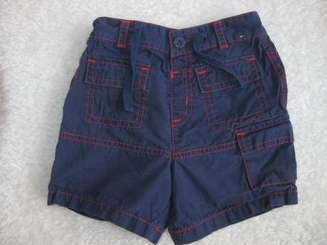 Tmavě modré chlapecké kraťasy, mini mode,68