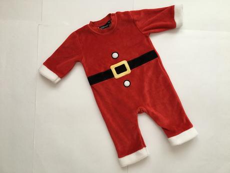 Sametový santa overal -v.62 (3/6 měs.), 62
