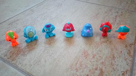 Sbírka příšerek z kinder a z lidlu - 7 ks,