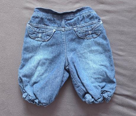 Podšité džíny vel. 56, baby,56