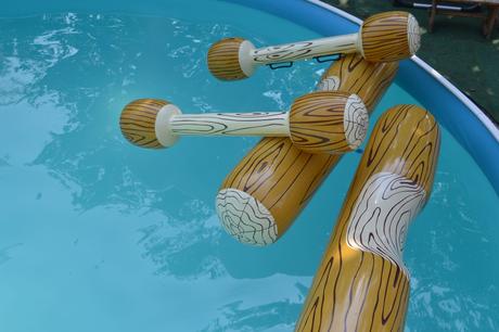 Nafukovací klády a palice pro děti do bazénu,nové, 