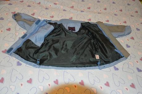 Celoroční bunda 2v1, větrovka a fleeska, lewro,110