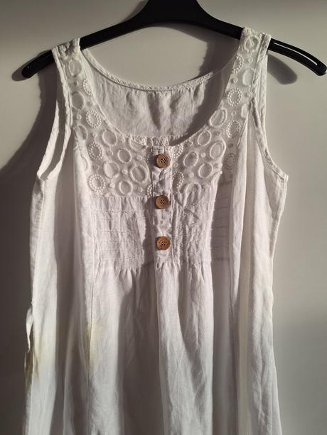 Šaty lněné šaty vel. s, s