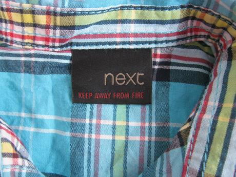 Plátěná tyrkysová košile next, next,80