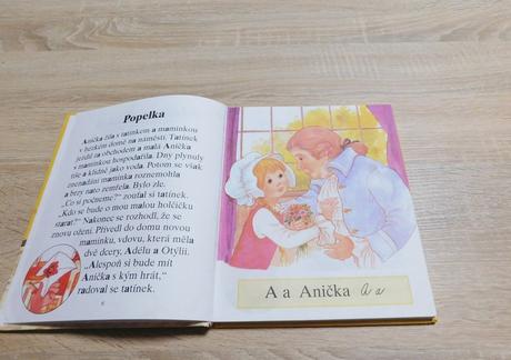 Kniha pohádkový slabikář - popelka a jiné pohádky, 