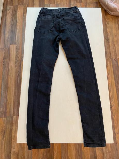 Černé slim džíny, vel xs, denim 1982, xs