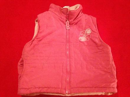 Dívčí teplá vesta - vestička, 92
