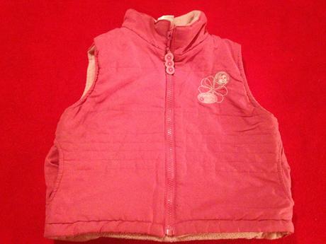 Dívčí teplá vesta - vestička, 92