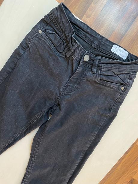 Černé slim džíny, vel xs, denim 1982, xs